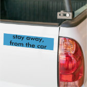 bleibe Sie weg, vom Auto, Autoaufkleber (Auf Lkw)