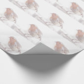 Bleibe Sie, wenig netter Robin! Geschenkpapier (Ecke)