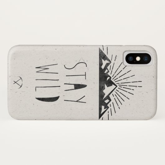 Bleibe Sie wild Case-Mate iPhone Hülle (Rückseite (Horizontal))