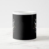 Bleibe Sie wild Jumbo-Tasse (Vorderseite)