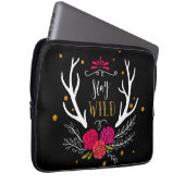 Bleibe Sie wild Laptopschutzhülle (Vorne Rechts)