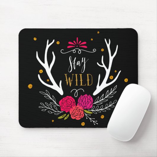 Bleibe Sie wild Mousepad (Mit Mouse)