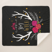 Bleibe Sie wild Sherpadecke (Vorderseite (Horizontal))