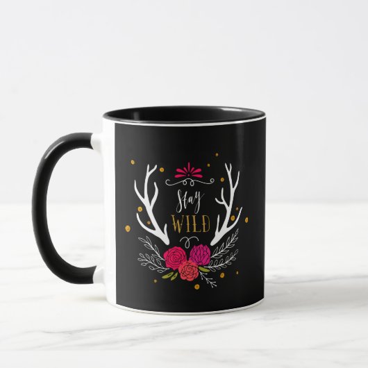 Bleibe Sie wild Tasse (Links)