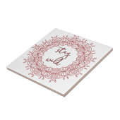 Bleibe Sie wilden Boho Sinti und Roma-Entwurf Fliese (Seite)