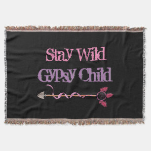 Bleibe Sie wilden Sinti und Roma-Kinderpfeil Decke