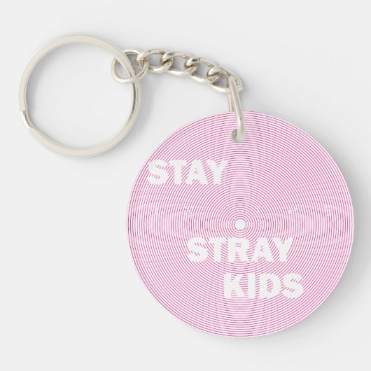 Bleibe Spiral Schlüsselanhänger (Vorderseite)