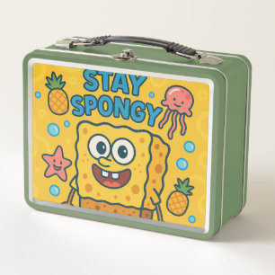 Bleibe Spongy Kids Lunch Bag Metall Brotdose