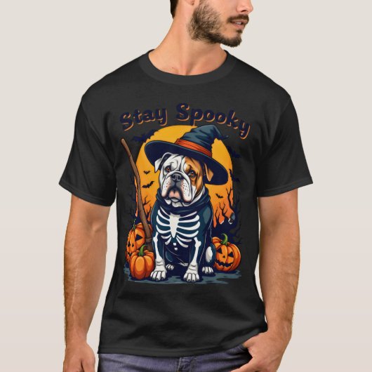 Bleibe spooky 2024 halloween Freund T-Shirt (Vorderseite)