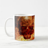 Bleibe Spooky. 3D menschlicher Schädel Kaffeetasse (Links)