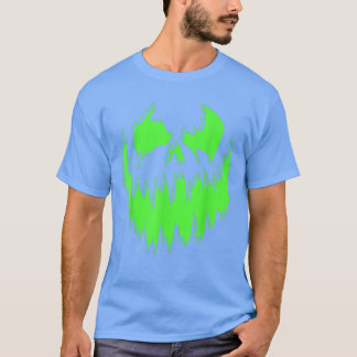 Bleibe Spooky Beängstigend Pumpkin Face Hallowen F T-Shirt