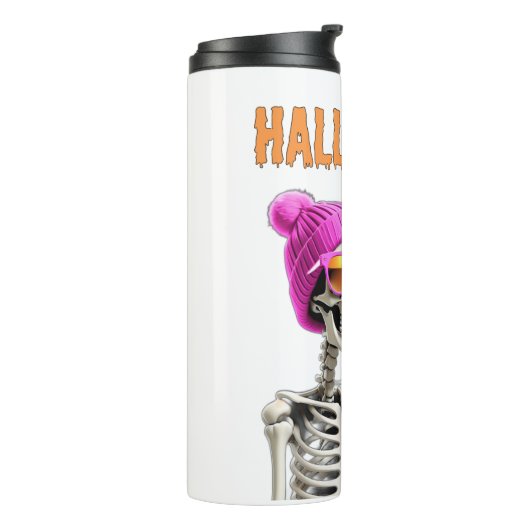 Bleibe Spooky, Bleibe kaffeinierte thermische Tumb Thermosbecher (Nach links gedreht)