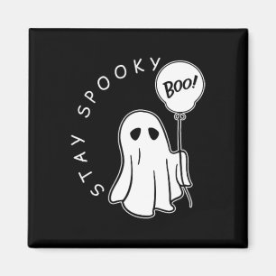 Bleibe Spooky Boo Niedlich Ghost Halloween Spooky  Magnet