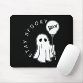 Bleibe Spooky Boo Niedlich Ghost Halloween Spooky Mousepad (Mit Mouse)