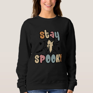 Bleibe Spooky Dabbing Halloween Ghost auf Spirit N Sweatshirt