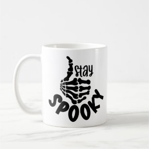 Bleibe Spooky Funny Halloween Kaffeetasse