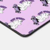 "Bleibe Spooky"-Geist auf einem Skateboard - Cool Schreibtischunterlage (Ecke)