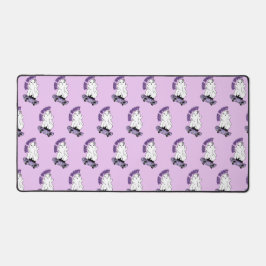 "Bleibe Spooky"-Geist auf einem Skateboard - Cool Schreibtischunterlage