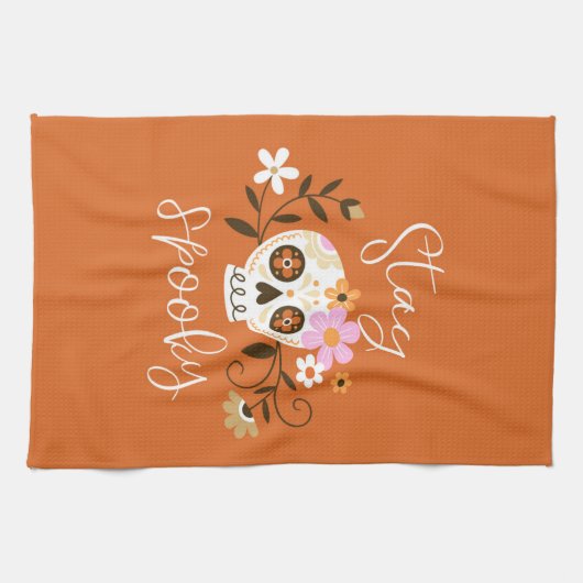 Bleibe Spooky Geschirrtuch (Horizontal)