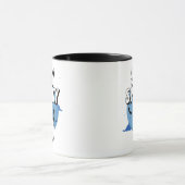 Bleibe Spooky Ghost Cat Tasse (Zentrum)