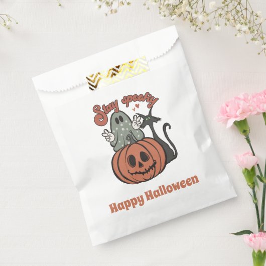 Bleibe Spooky Ghost Jack-O' Lantern Happy Hallowee Geschenktütchen (Versiegelt)