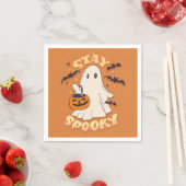 Bleibe Spooky Ghost Serviette (Beispiel)
