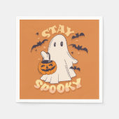 Bleibe Spooky Ghost Serviette (Vorderseite)