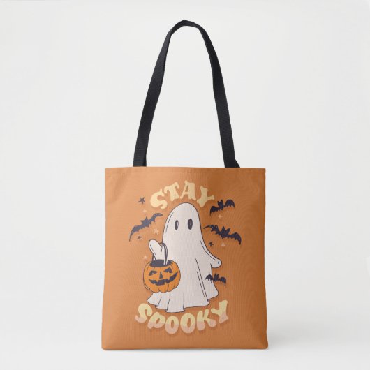Bleibe Spooky Ghost Tasche (Vorderseite)
