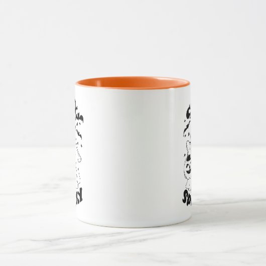 Bleibe Spooky Ghost Tasse (Zentrum)