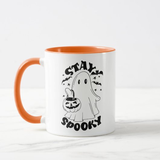 Bleibe Spooky Ghost Tasse (Links)