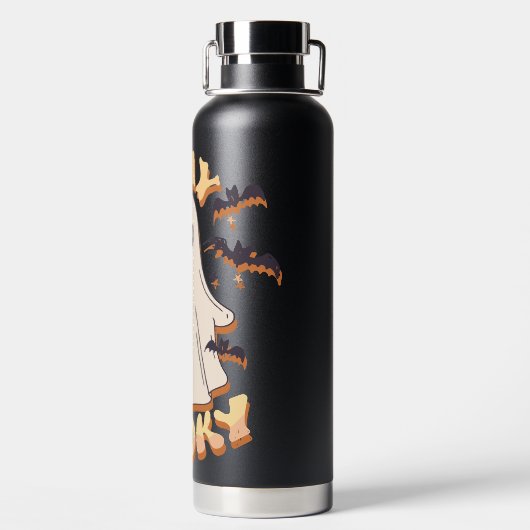 Bleibe Spooky Ghost Trinkflasche (Rückseite)