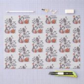 Bleibe Spooky Graveyard Skeleton Graues Halloween Seidenpapier (Handwerk)