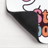 Bleibe Spooky Groovy Ghost Retro Pastel Halloween Mousepad (Ecke)