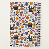 Bleibe Spooky Halloween Illustration Notizblock (Rückseite)