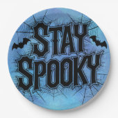 Bleibe Spooky Halloween Pappteller (Vorderseite)
