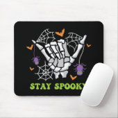 Bleibe Spooky Halloween Skeleton Hand Mousepad (Mit Mouse)