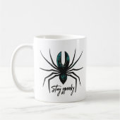 Bleibe Spooky Halloween Spider Kaffeetasse (Links)