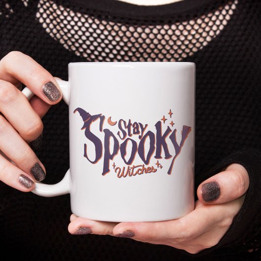 Bleibe Spooky Hexen Hexen Hexenhase Jumbo-Tasse