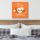 Bleibe Spooky Leinwanddruck (Insitu (Schlafzimmer))