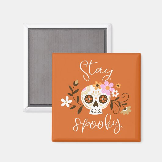 Bleibe Spooky Magnet (Vorderseite/Rückseite)