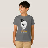 Bleibe Spooky Meine Freunde Gentleman Skull Kids T-Shirt (Vorne ganz)