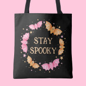 Bleibe Spooky Niedlich Bats Pastel Halloween Tasche