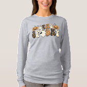 Bleibe Spooky | Niedlich Funny Halloween Retro Gho T-Shirt (Vorderseite)