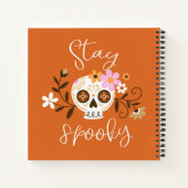 Bleibe Spooky Notizblock (Rückseite)