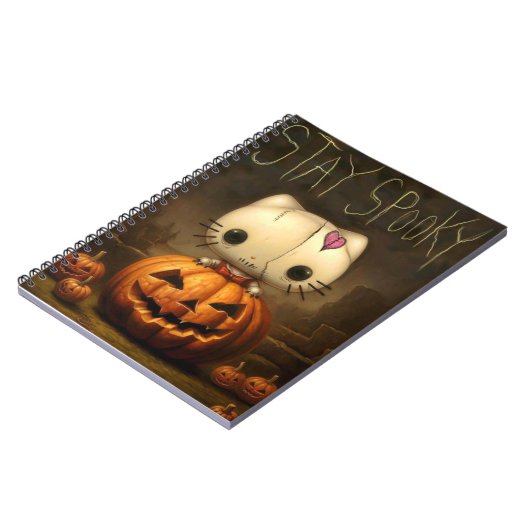 Bleibe Spooky Notizblock (Linke Seite)