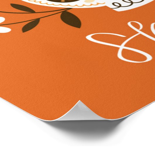 Bleibe Spooky Poster (Ecke)