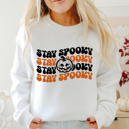 Bleibe Spooky Pumpkin Patch Halloween Sweatshirt