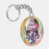 Bleibe Spooky. Schlüsselanhänger (Vorderseite links)