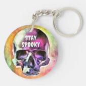 Bleibe Spooky. Schlüsselanhänger (Rückseite)