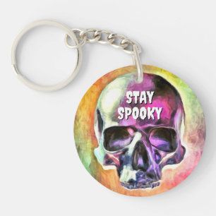 Bleibe Spooky. Schlüsselanhänger